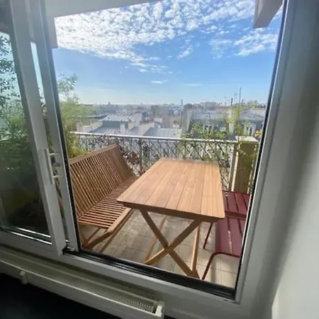 With Stunning View Of And Eiffel Tower *