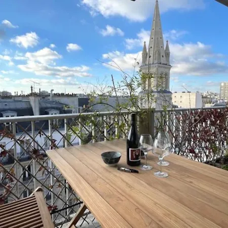 With Stunning View Of And Eiffel Tower *